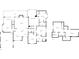 Combined first and second floor plan showing full home layout and room dimensions at 1285 Rivershyre Pkwy, Lawrenceville, GA 30043