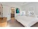 A light-filled main bedroom with view to ensuite bathroom at 2034 Rockledge Ne Rd, Atlanta, GA 30324