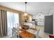 Eat-in kitchen combines dining and meal prep spaces at 6863 Recreation Ln, Acworth, GA 30102