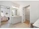 Bathroom with access to bedroom and walk-in closet at 302 Bunker Hill Ct, Acworth, GA 30102