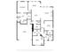 Detailed floor plan showcasing the layout of rooms and dimensions of home at 302 Bunker Hill Ct, Acworth, GA 30102