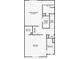 Detailed floor plan showcasing bedrooms, primary bathroom, laundry, and closets at 4173 Chatham Ridge Dr, Buford, GA 30518