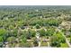 Aerial view of the home and surrounding neighborhood, showcasing the property's location at 2105 Royal Fox Way, Decatur, GA 30032