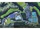 Aerial view showcasing community amenities including pool, tennis court, and parking at 238 Trecastle Sq, Canton, GA 30114