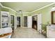 Spacious primary bath with large vanity and storage shelves at 238 Trecastle Sq, Canton, GA 30114
