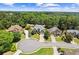 Beautiful aerial view of the home and neighborhood, showcasing lush greenery and well-manicured lawns at 4251 Lantern Hill Dr, Dacula, GA 30019