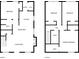 Floor plans of the first and second floors, featuring bedrooms, baths, and living spaces at 786 Neal Nw St, Atlanta, GA 30318