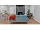 Stylish living room with hardwood floors, contemporary furnishings, and natural light at 786 Neal Nw St, Atlanta, GA 30318