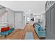 Bright living room featuring hardwood floors, an open layout, and modern decor at 786 Neal Nw St, Atlanta, GA 30318