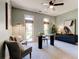 Cozy home office featuring neutral carpet, natural light, and comfortable seating at 2366 Battle Forest Sw Dr, Marietta, GA 30064