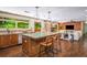 Spacious kitchen with granite counters, stainless steel appliances, and an open view to the living area at 1690 Trotters Ln, Stone Mountain, GA 30087