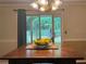 Dining table with view of the back yard at 3291 Shady Oak Dr, Atlanta, GA 30340