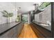Modern kitchen featuring sleek countertops, updated appliances and open floor plan at 570 Martina Ne Dr, Atlanta, GA 30305