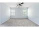 Bright bedroom with large windows providing lots of natural light and ceiling fan at 6887 Slate Stone Se Way # 3, Mableton, GA 30126