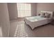 Serene bedroom with natural light features neutral decor, plush carpeting, and comfortable bedding at 779 Avonley Creek Trce, Sugar Hill, GA 30518