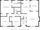 Floor plan depicting layout of the first floor, including eat-in kitchen and living room at 11072 Pebble Ridge Dr, Hampton, GA 30228