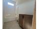 Bathroom featuring a soaking tub and modern cabinets at 610 Presley Farm Pkwy, Rockmart, GA 30153