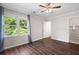 Bright bedroom with window views and en suite bathroom access at 1223 Whitlock Ridge Sw Dr, Marietta, GA 30064