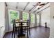 Charming dining area with wood beamed ceilings and lots of natural light at 1223 Whitlock Ridge Sw Dr, Marietta, GA 30064