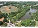 Aerial view of park featuring baseball field and water at 273 12Th Ne St # 114, Atlanta, GA 30309