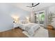 Inviting bedroom with a view of the balcony and great natural light at 273 12Th Ne St # 114, Atlanta, GA 30309