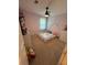 bedroom featuring pink walls, a colorful ceiling fan, and a unique house frame bed at 190 Grayland Creek Dr, Lawrenceville, GA 30046