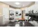 Spacious kitchen featuring stainless steel appliances, granite countertops, and white cabinets at 2709 Windrush Dr, Buford, GA 30518