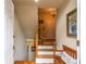 Welcoming entryway with a staircase and bench seating at 3833 Savannah E Sq, Atlanta, GA 30340