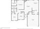 Detailed floor plan showcasing the layout of a single-Gathering home, including dimensions of each room at 424 Yellow River Walk, Lawrenceville, GA 30043