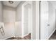 Upstairs hallway with attractive flooring and neutral wall paint at 6354 Shannon Pkwy # 30C, Union City, GA 30291