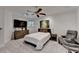 Relaxing bedroom with soft lighting, plush carpet, and a comfortable bed at 7920 Tintern Trce, Duluth, GA 30097