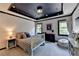 Unique bedroom with a star themed ceiling, large windows, and a comfortable sitting area at 7920 Tintern Trce, Duluth, GA 30097