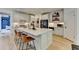 Modern kitchen featuring a large center island, stainless steel appliances, and custom cabinetry at 7920 Tintern Trce, Duluth, GA 30097