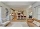 Open-concept living space connects to the kitchen and dining area at 7920 Tintern Trce, Duluth, GA 30097