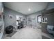 Cat room with multiple climbing posts, cages, window access, and other animal comforts at 149 Avalon Way, Sharpsburg, GA 30277