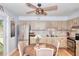 Well-equipped kitchen with stainless appliances, a breakfast table, and plenty of storage space at 1050 Kirkland Rd, Covington, GA 30016