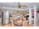 Charming kitchen features stainless steel appliances, ample counter space, and an eat-in breakfast area at 1050 Kirkland Rd, Covington, GA 30016