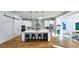 Modern kitchen boasts a large center island, stainless steel appliances, and pendant lighting at 1102 Morley Se Ave, Atlanta, GA 30312