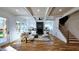 Bright and modern living room with coffered ceilings, and large windows at 1102 Morley Se Ave, Atlanta, GA 30312