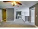 Neutral-colored bonus room showcasing an airy layout, and soft carpeting at 6269 Colonial Vw, Fairburn, GA 30213