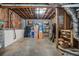 Unfinished basement offering ample storage space and potential for customization at 265 Lee River Cv, Suwanee, GA 30024