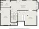 Basement floor plan with storage, room and recreation area, perfect for extra space at 265 Lee River Cv, Suwanee, GA 30024
