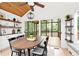 Breakfast nook featuring a view of a screened in porch and natural light at 3007 Manning Dr, Marietta, GA 30062