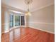 Inviting dining room with hardwood floors, decorative molding, and a sun-filled bay window at 3195 Vickery Dr, Marietta, GA 30066