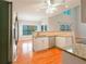 Bright open kitchen with stainless steel appliances, granite countertops, and an eat-in area at 3195 Vickery Dr, Marietta, GA 30066