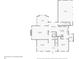 Floor plan of the first floor, showcasing the layout and dimensions of the rooms at 230 Summerhouse Ln, Atlanta, GA 30350