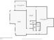 Floor plan of the basement, including a bonus room and unfinished area at 230 Summerhouse Ln, Atlanta, GA 30350