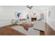 Bright living room featuring a fireplace and large windows at 230 Summerhouse Ln, Atlanta, GA 30350