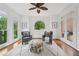 Cozy sitting room features plush seating, natural light, and elegant finishes, creating a relaxing atmosphere at 230 Summerhouse Ln, Atlanta, GA 30350