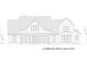 Detailed architectural drawing of the home's front elevation at 2200 Upper Burris Rd, Canton, GA 30114